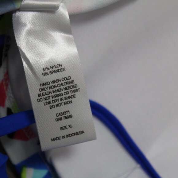 NWT GO Gossip Swimsuit Top S L or XL Crossed Signals Strappy Swim Sports Bra - Picture 8 of 9